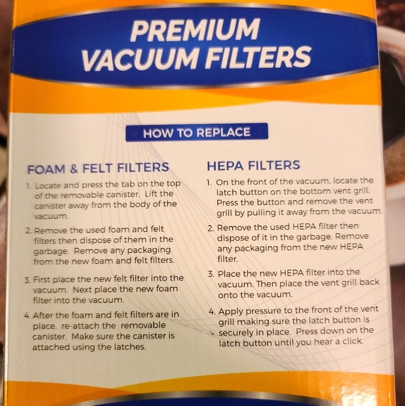 NIB Vacuum filters NV80 shark model - Picture 6 of 11